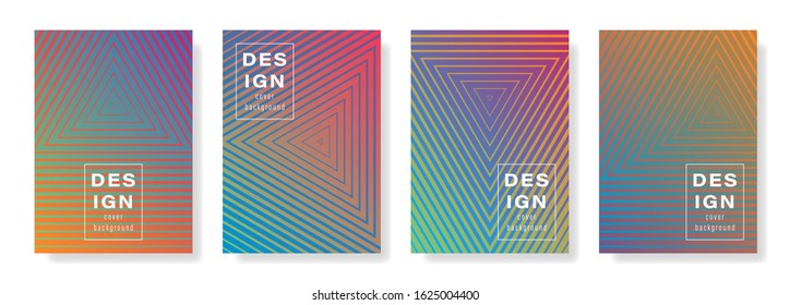 Abstract background with a triangular pattern on the gradient. Modern art. Applicable for Poster template, landing page, ui, ux ,coverbook, baner, social media posted. Vector illustration