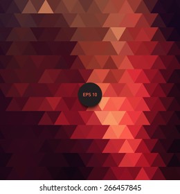 Abstract background with triangular, polygonal pattern design, hipster style. Clean and modern