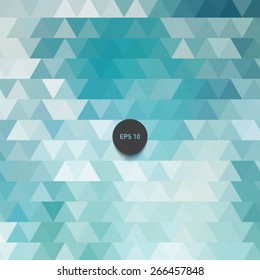 Abstract background with triangular, polygonal pattern design, hipster style. Clean and modern