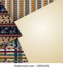 Abstract background with Tribal elements