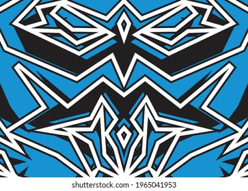 Abstract background with tribal ornament pattern