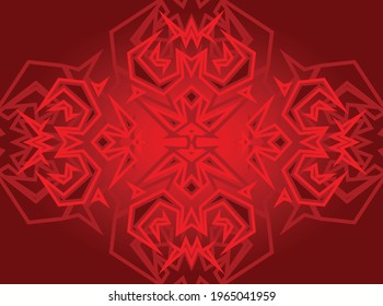 Abstract background with tribal ornament pattern