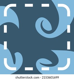 Abstract background with tribal pattern shapes curved and wavy lines