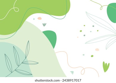 Abstract background with tropical leaf plant on white background vector design.	