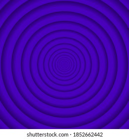 Fondo abstracto con un círculo de túnel. Ilustración del vector 