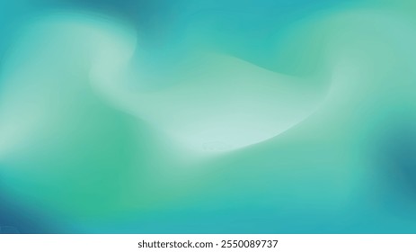 Abstract background turquoise, aqua, blue, ocean color. Smooth, clean, modern, relaxing, wave. Perfect design template for banner, backdrop, flyer, poster, and website.