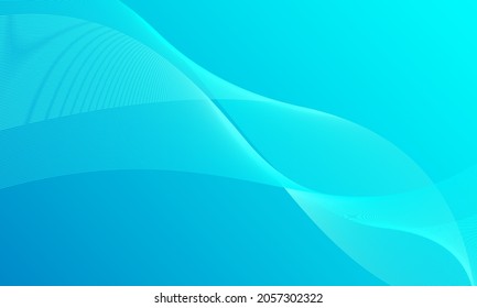 fondo abstracto con líneas onduladas azul turquesa