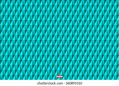 Abstract Background. Turquoise Rhombuses and slate Triangles. Vector illustration