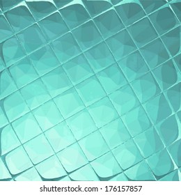 Abstract background of turquoise tile.