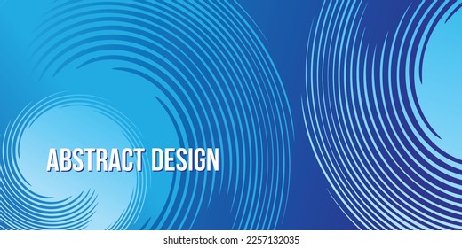 Abstract background twirl concept with blue color design