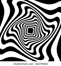 Abstract background with twirl, rotation distortion effect