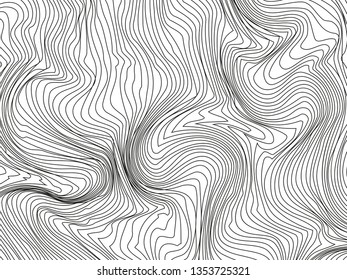 abstract background, twisted lines