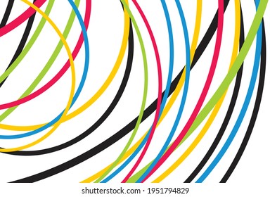 Abstract background with twisted lines pattern
