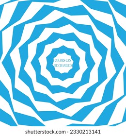 Abstract Background with Twisted Polygon Lines