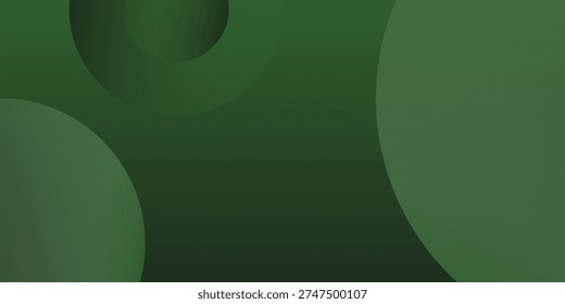 Abstract background of two green oval shapes with soft gradations of light. The soft light in the center of each oval gives the impression of depth and dimension modern