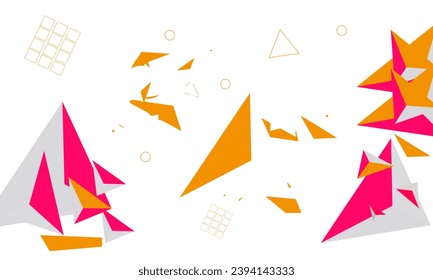 Abstract background uncommon design in 2024