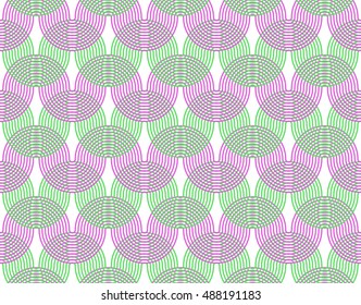 Abstract background. Undulating curves are intertwined. Simple and easy pattern. Horizontal orientation.