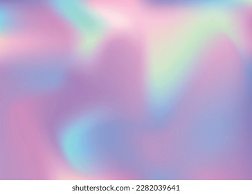Abstract Background. Unicorn Paper. Rainbow Foil. Pearlescent Texture. Pop Pattern. Shiny Futuristic Backdrop. Hologram Texture. Purple Neon Gradient. Blue Abstract Background