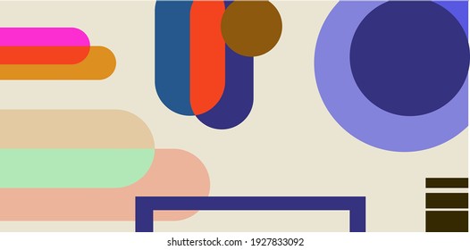 abstract background with unique geometric style. Colorful. Suitable for wallpapers, assignments, presentations, banners and more