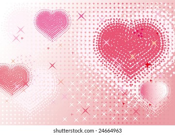 abstract background with unnew fires in pink tones