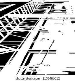 Abstract Background. Urban Monochrome Backround for Card, Flyer. Halftone Vector Texture for your Design. 