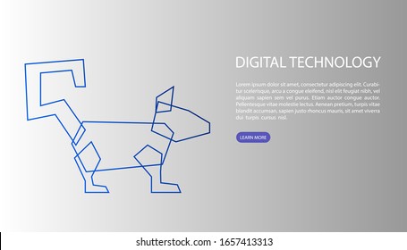 Abstract background, User interface for Big data flow processing concept, cloud database, isometric vector, web hosting and server room icons. business and technology concept in database system