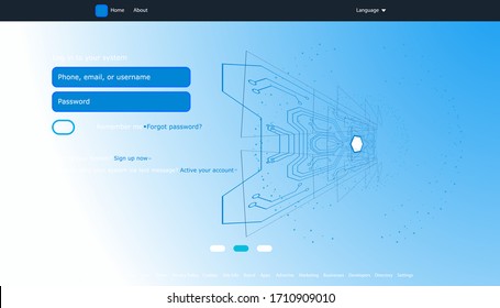 Abstract background, User interface for Big data flow processing concept, cloud database, isometric vector, web hosting and server room icons. business and technology concept in database system