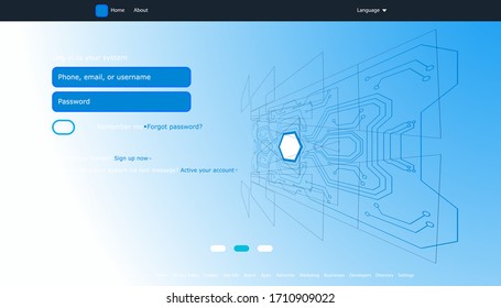 Abstract background, User interface for Big data flow processing concept, cloud database, isometric vector, web hosting and server room icons. business and technology concept in database system