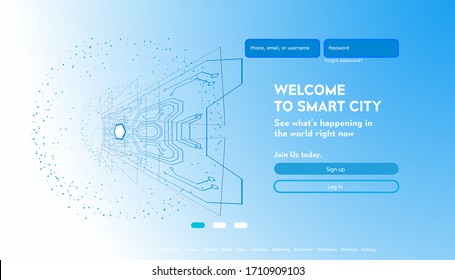 Abstract background, User interface for Big data flow processing concept, cloud database, isometric vector, web hosting and server room icons. business and technology concept in database system