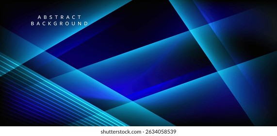 An abstract background using dark blue and black tones, along with discreet and diagonal lines in the same direction, creates a sense of depth and movement that is calm and charming.