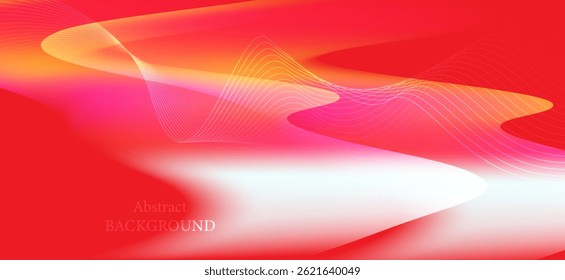Abstract background using mainly red and orange tones, combined with curves and gradients that create a sense of movement and energy. Hot and vibrant colors.