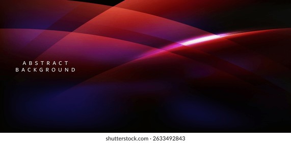 An abstract background using a perfect blend of red, purple, and black tones. The lines and lights in the image are curved and diagonally moving, creating a sense of movement and depth.