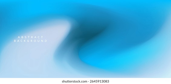 An abstract background using soft and harmonious gradients of blue and white. The blue in the image gives a sense of calm and freshness, while the white area adds a sense of transparency and purity.