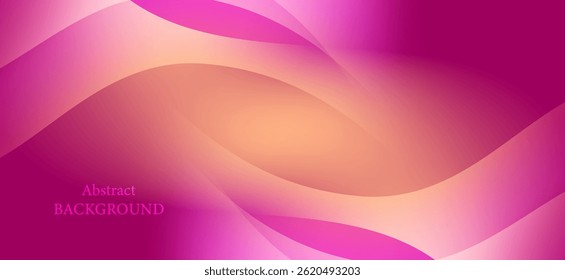 An abstract background using soft pink and beige tones, with gradients and curved lines that create a sense of softness and movement.