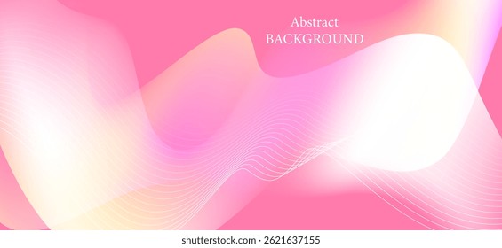 An abstract background using soft pink and pastel tones. The layout is dimensional and deep, giving the image a soft and beautiful look. It is suitable for use in designs that emphasize gentleness.