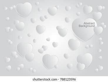 abstract background valentine day heart vector 