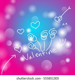 abstract background valentine day vector,illustration