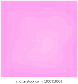 Abstract background and Valentine postcard