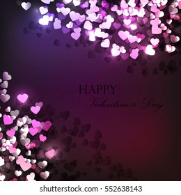 Abstract background to the Valentine's day