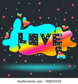 Abstract background to the Valentine's day