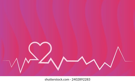 Abstract background Valentine's day blank background design , harmony gradient, background. Vector illustration love , line love 