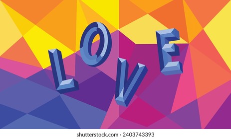 Abstract background Valentine's day blank background design , harmony gradient, background. Vector illustration love , line love 
