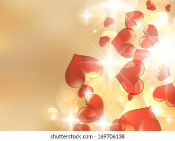 Abstract background to the Valentine's day. EPS10