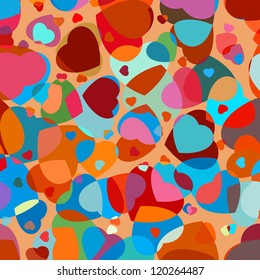 Abstract background to the Valentine's day. And also includes EPS 8 vector
