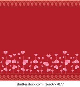 Antecedentes abstractos del Día de San Valentín. Ilustración vectorial de fondos de escritorio, volantes, invitación, carteles, folleto, banners.