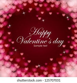 Abstract background to the Valentine's day,vector