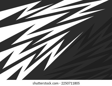 Abstract background with various arrow and lightning pattern and with some copy space area