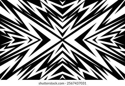 Abstract background with various arrow pattern