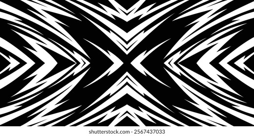 Abstract background with various arrow pattern