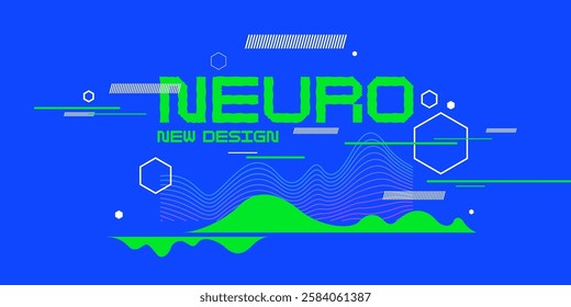 Abstract background with various bright geometric shapes. Concise design. A composition of figures of different shapes.
